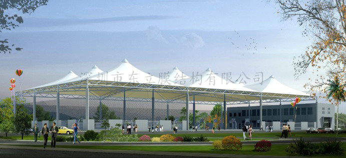 张拉膜结构休息大舞台闪耀“2011杭州世界休闲博览会”