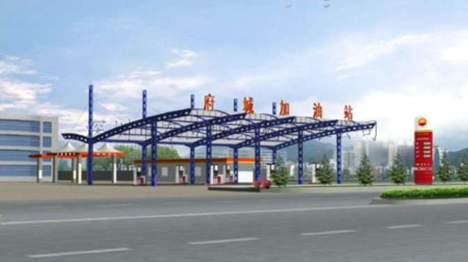 加油站膜结构